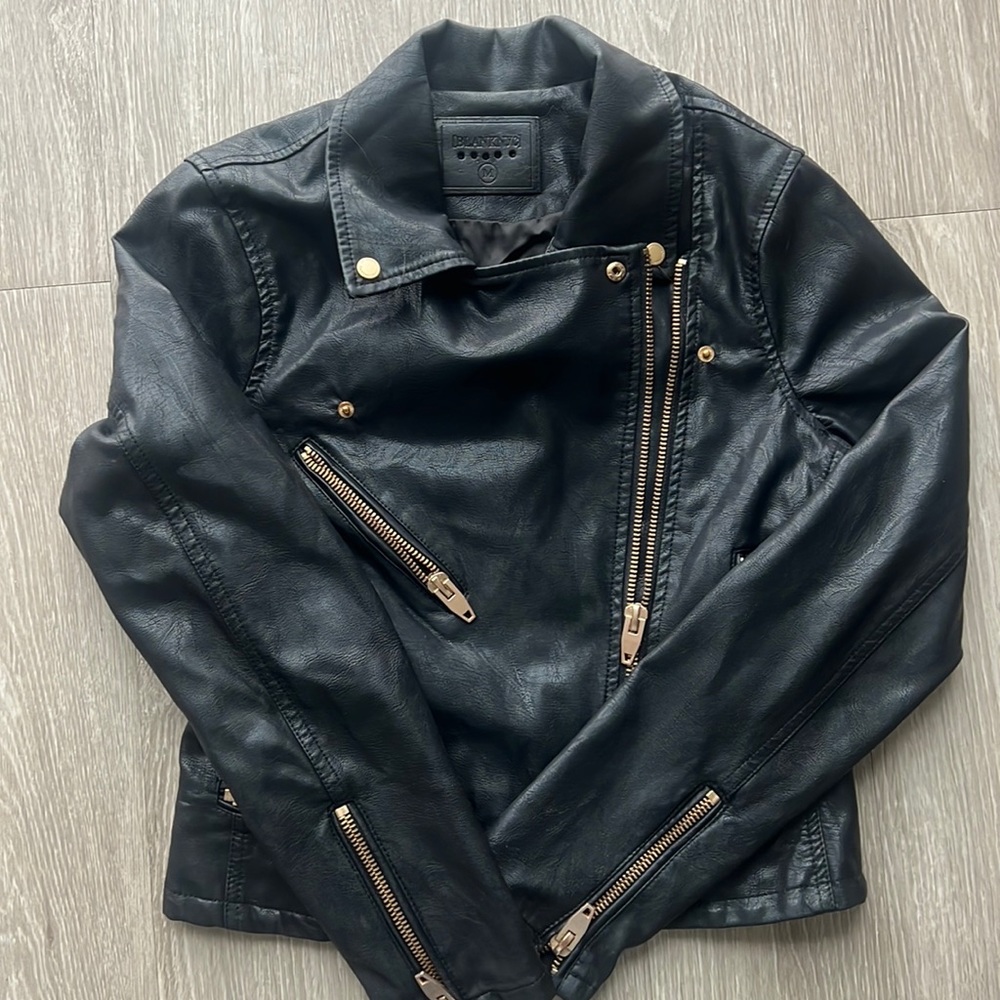BLANK NYC leather jacket